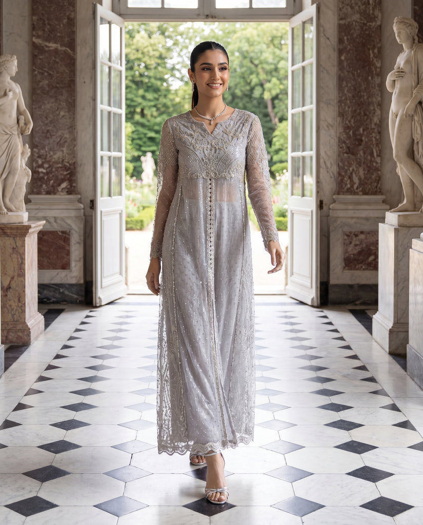 The Sterling Ethereal Front Slit Maxi Set