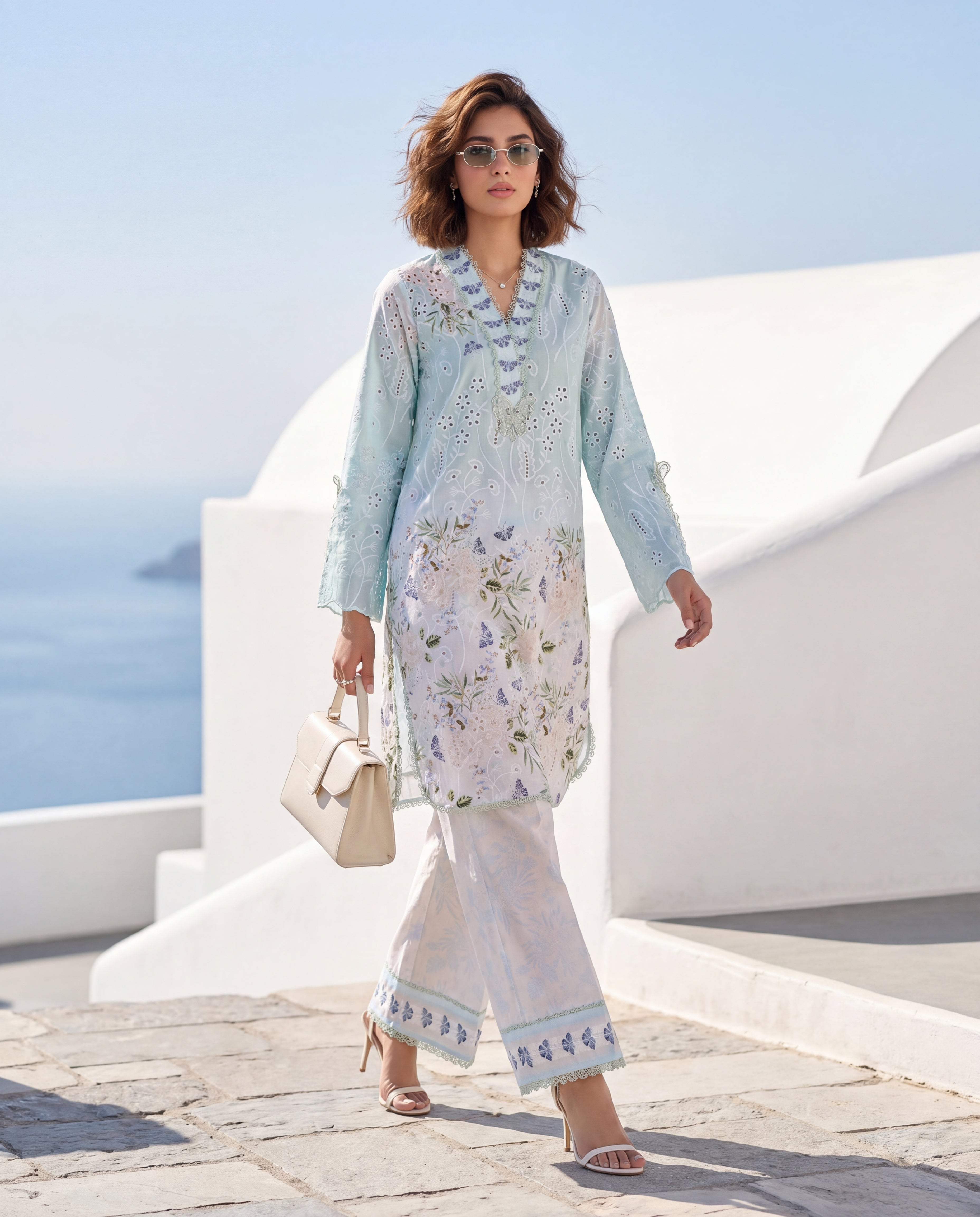 Serene Flora Eyelet Ensemble