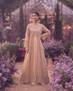 Organza Embroidered Jacket With Maxi (RTW)