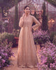 Organza Embroidered Jacket With Maxi (RTW)