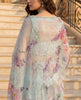 Unstitched Blouse With Printed Sequins Saree