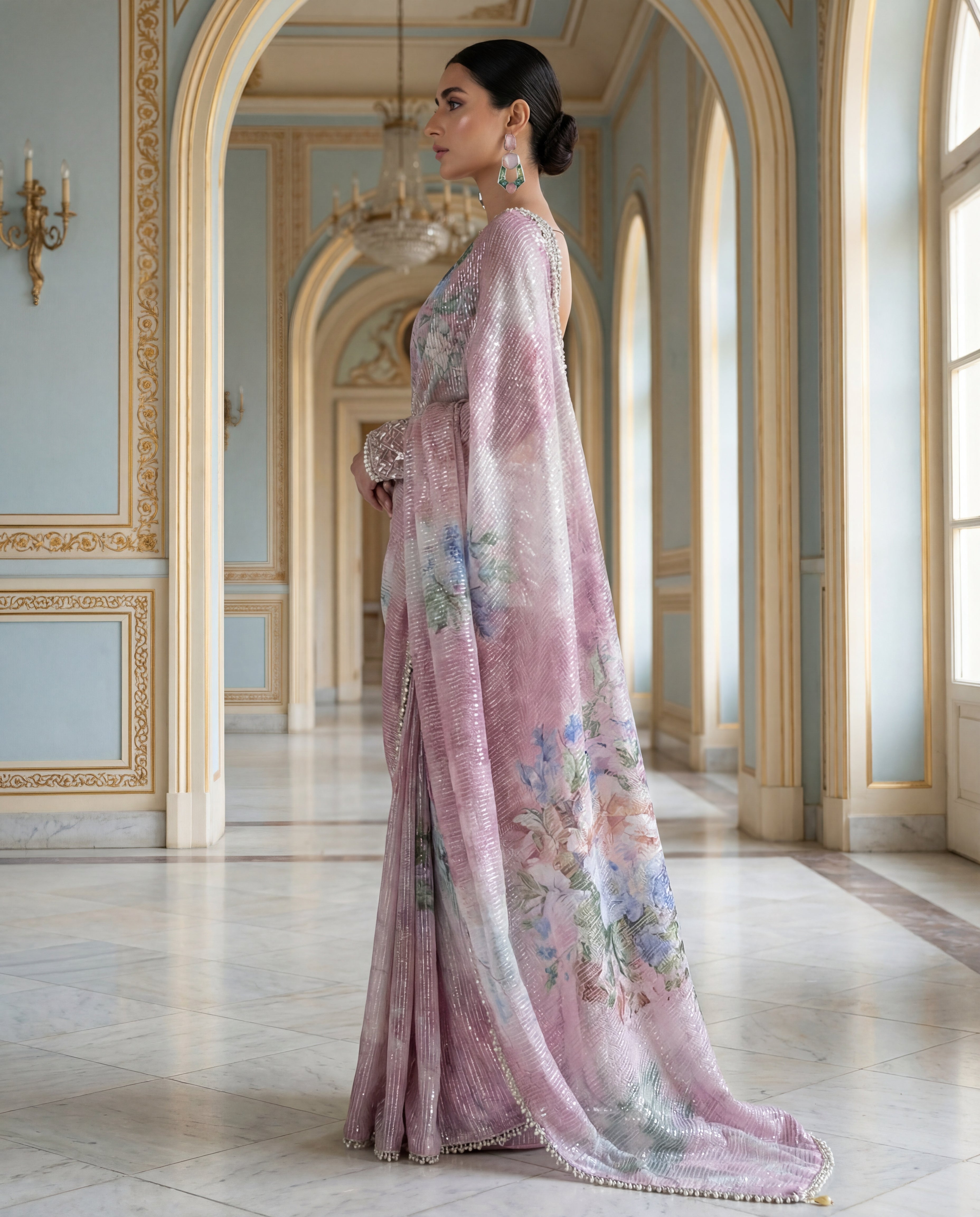 Mauve Twilight Saree