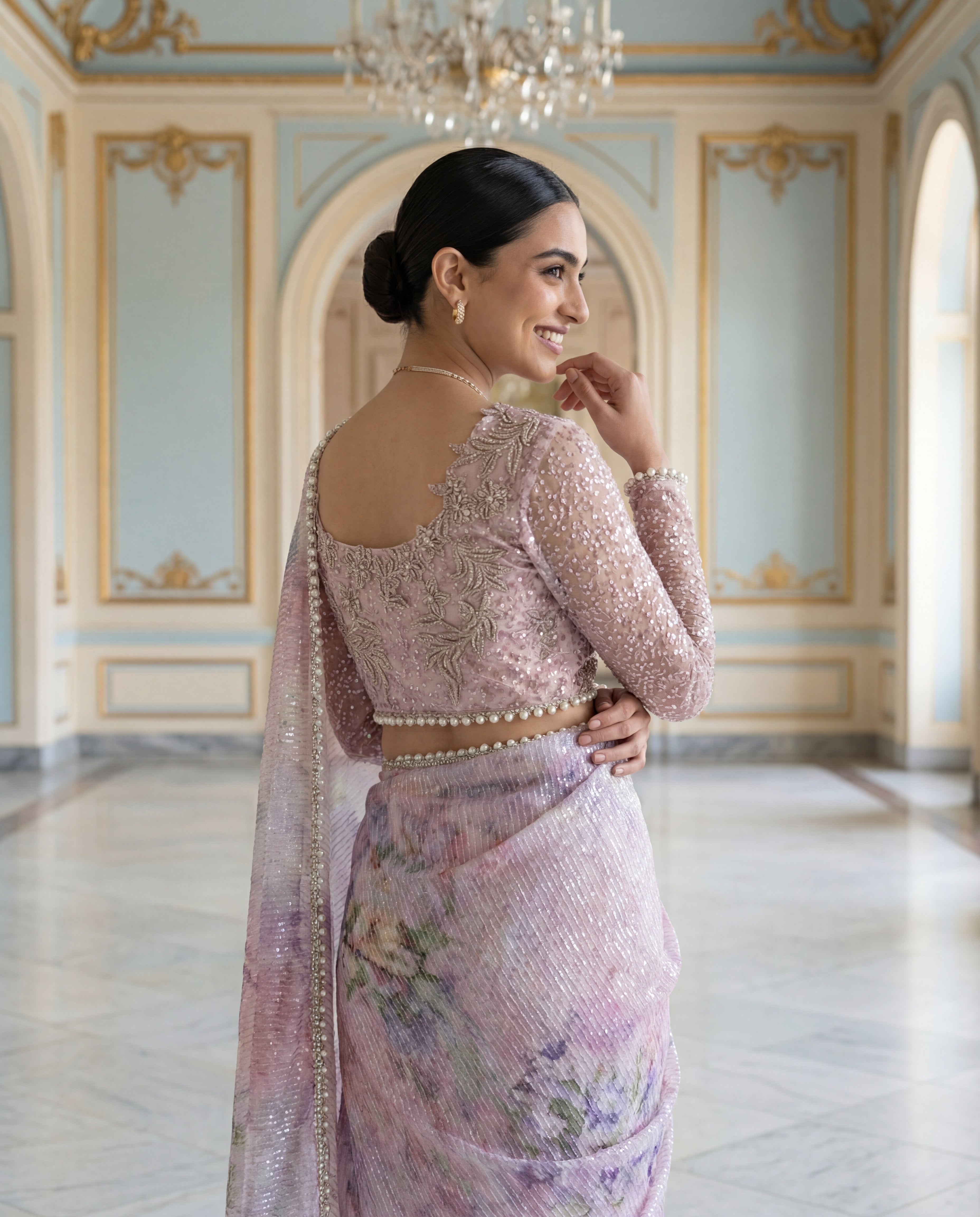 Mauve Twilight Saree