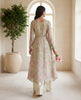 Celadon Blossom Peplum Dhaka Set