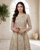 Celadon Blossom Peplum Dhaka Set