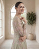 Celadon Blossom Peplum Dhaka Set