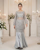 Unstitched Frost Argent Cutwork Gharara Set