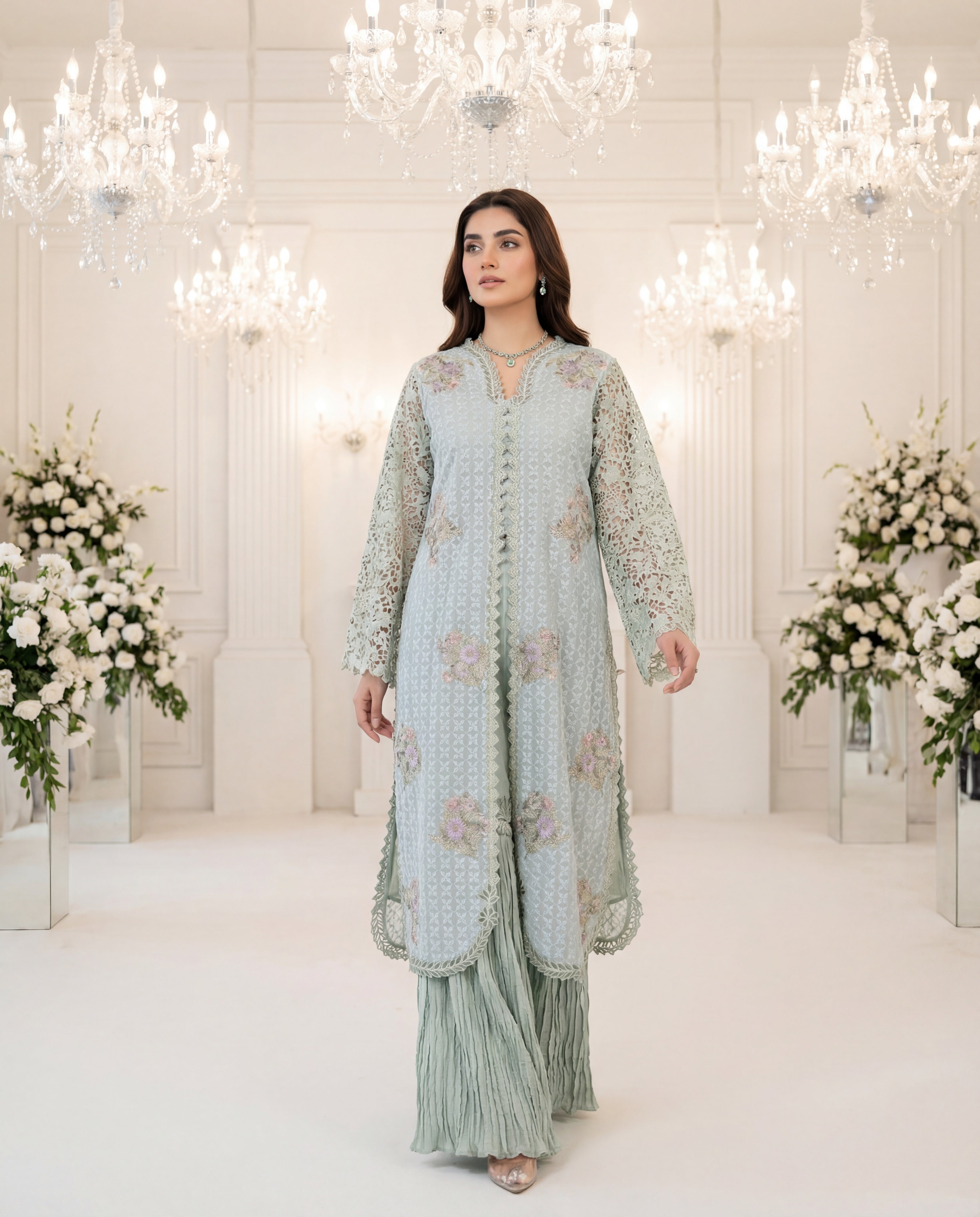 Unstitched Ethereal Mint Garden