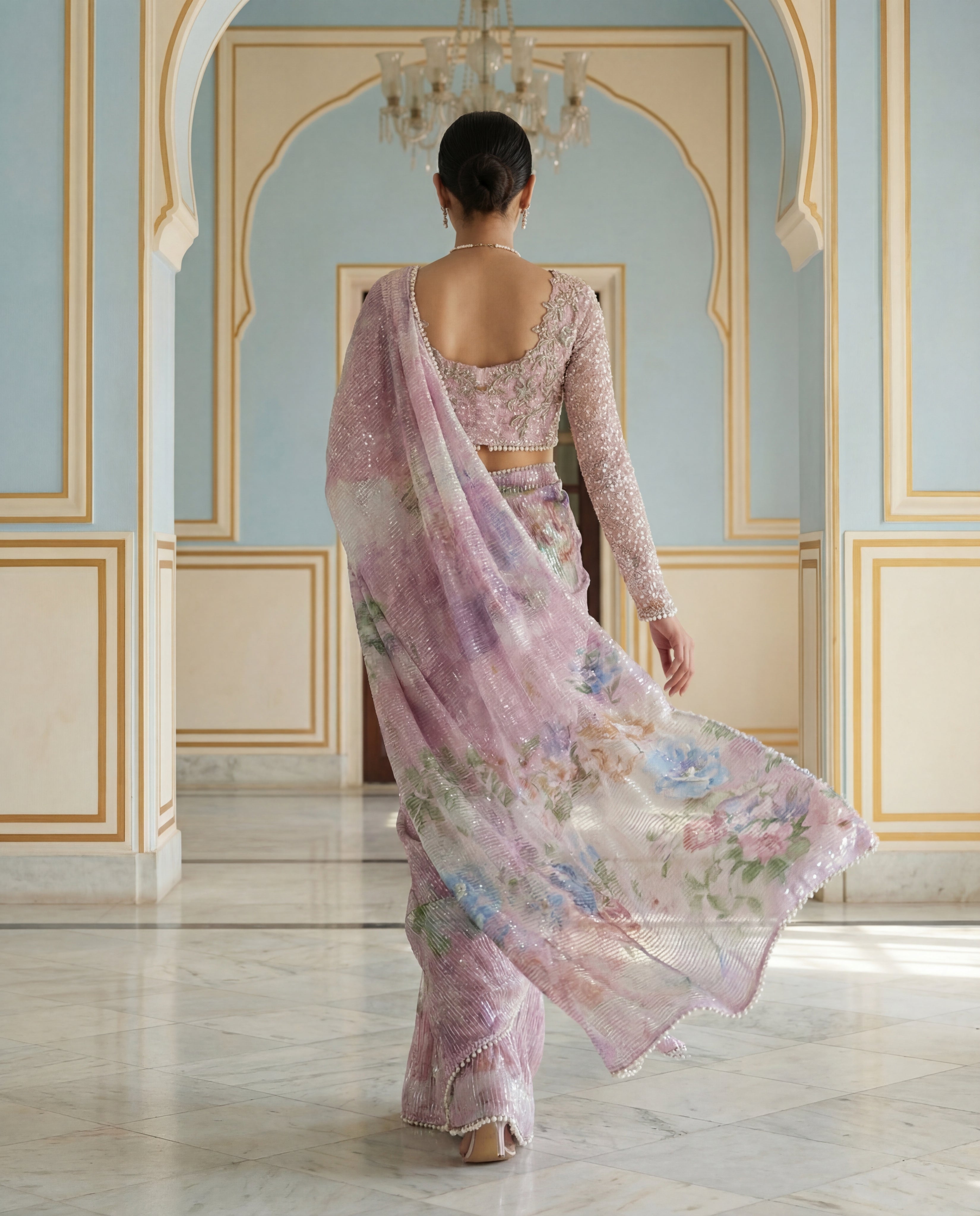 Mauve Twilight Saree