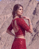 Unstitched Crimson Elan