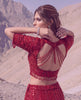 Unstitched Crimson Elan