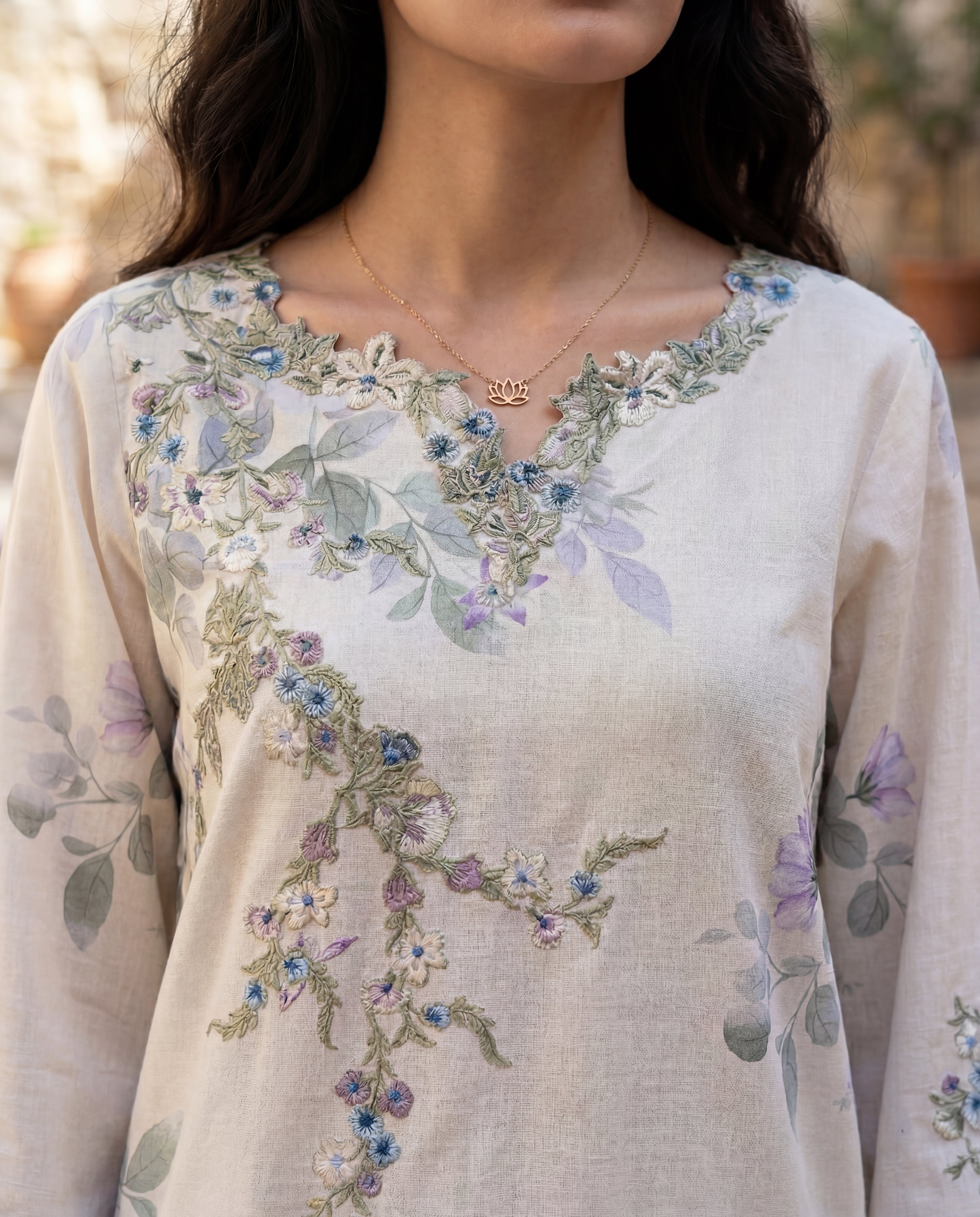 Ethereal Flora Cutwork (RTW 2PC)