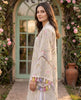 Unstitched Sage Blossom Silk Jumpsuit With Embroidered Jacket