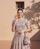 Silver Flora Mirror Look Lehenga Blouse