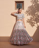 Silver Flora Mirror Look Lehenga Blouse