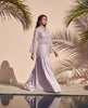 Lilac Mirage Organza Embroidered Jacket Set