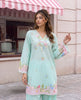 Aqua Mint Blossom (RTW 2PC)