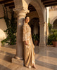 The Gilded Amber Organza Jacket & Pleated Skirt Set