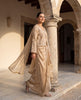 The Gilded Amber Organza Jacket & Pleated Skirt Set