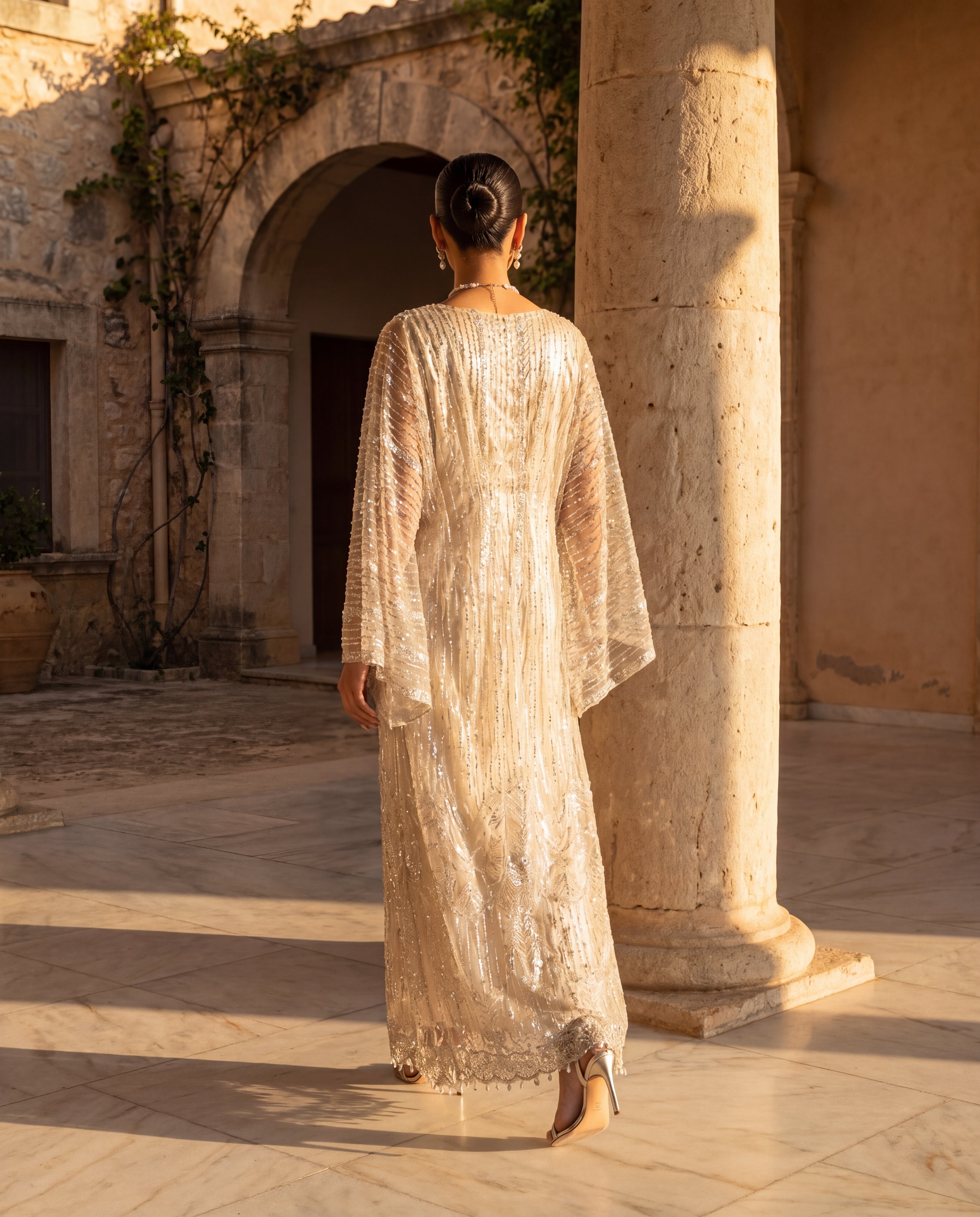 Celestial Shimmer Kaftan