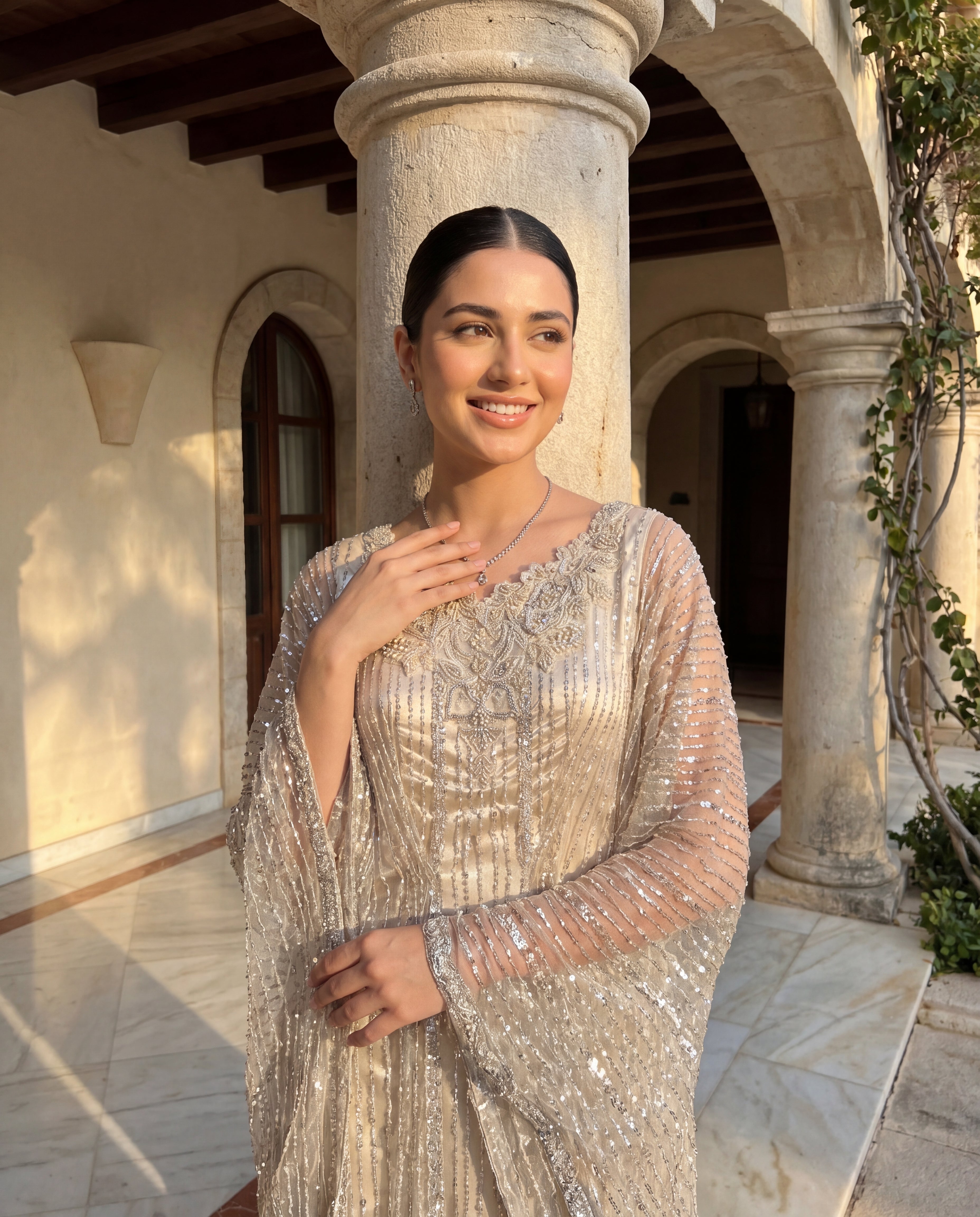 Celestial Shimmer Kaftan