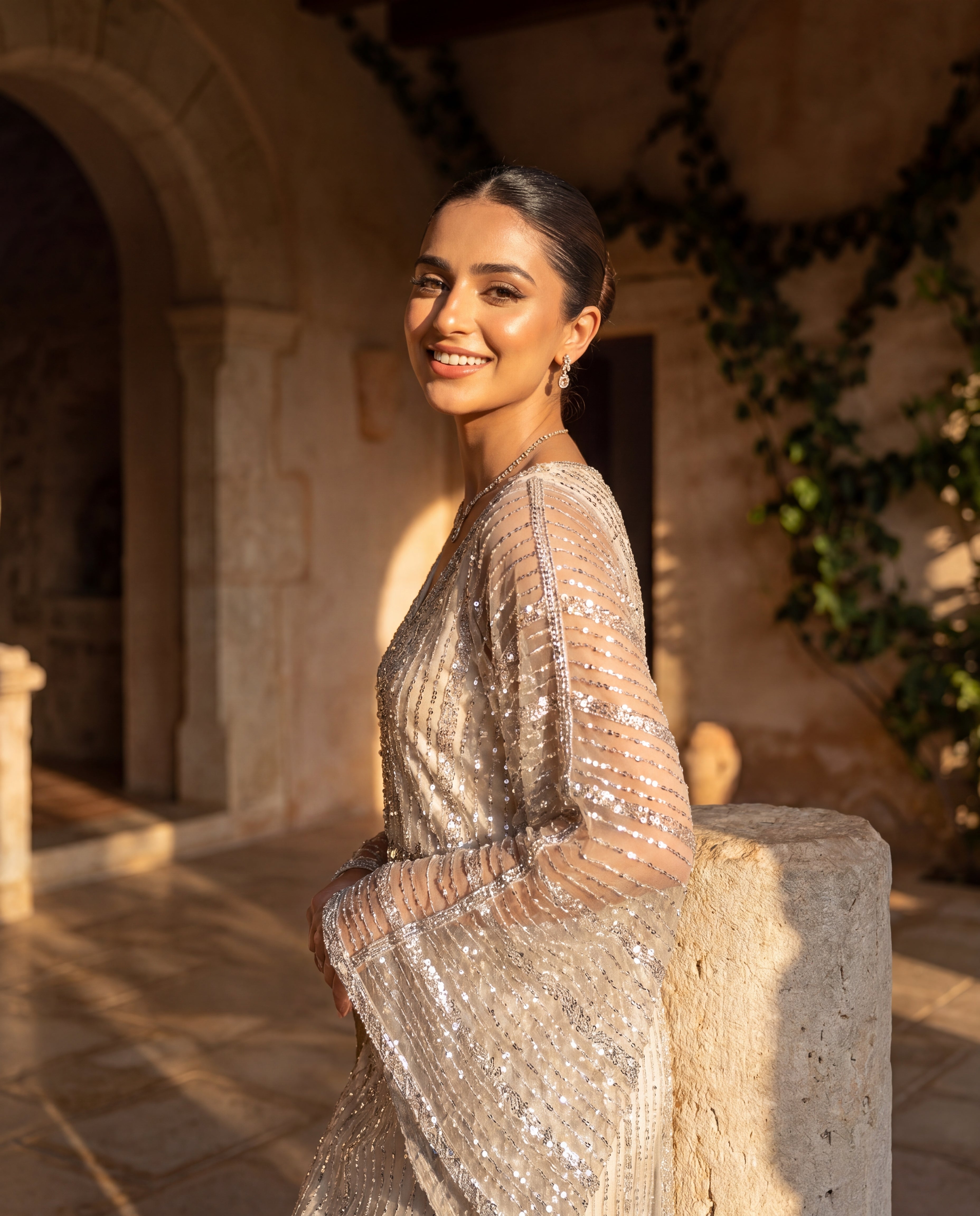 Celestial Shimmer Kaftan