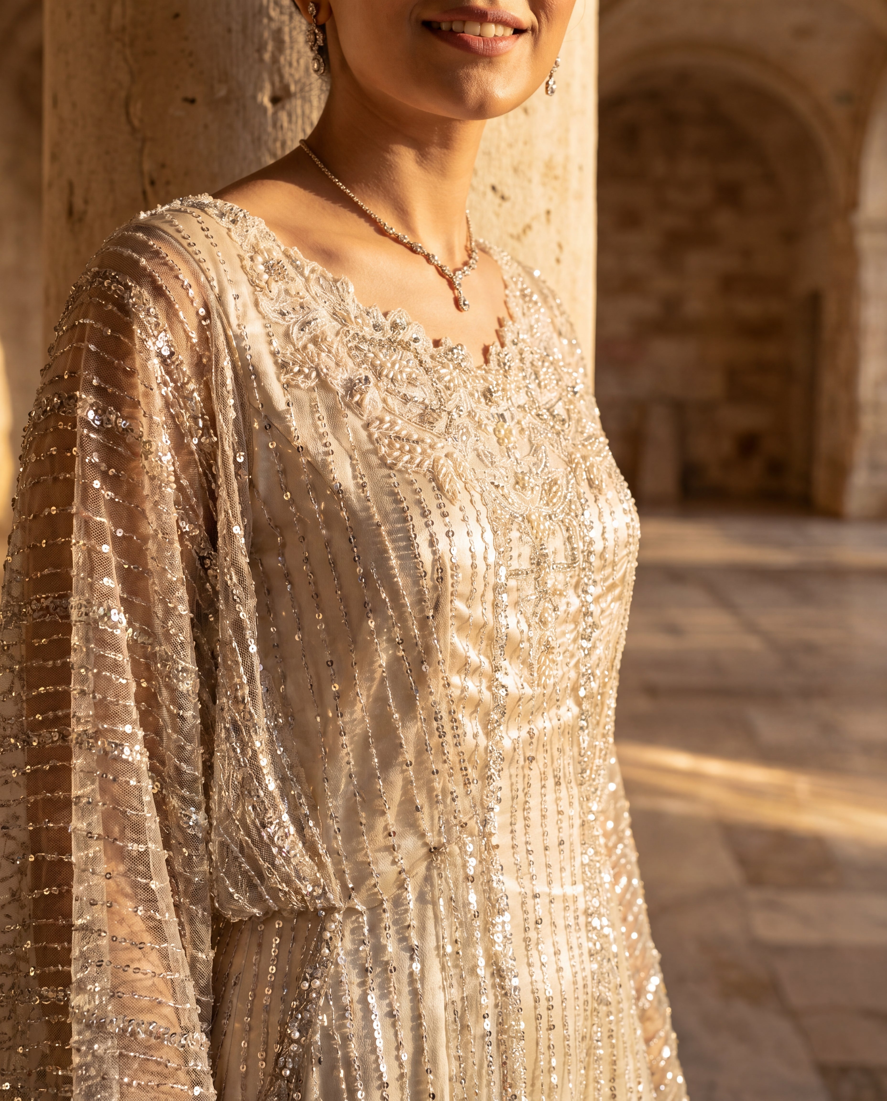 Celestial Shimmer Kaftan