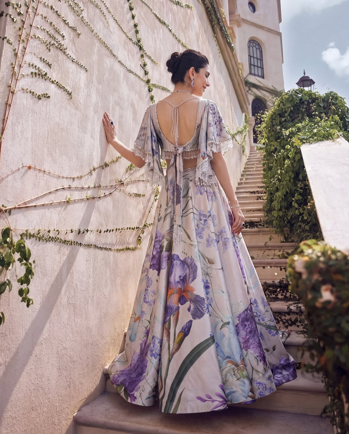 Iris Bloom Lehenga Set