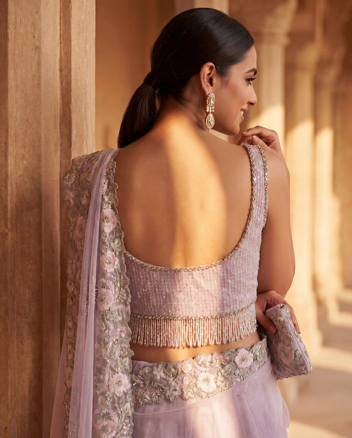 Lavender Luminaire Drape