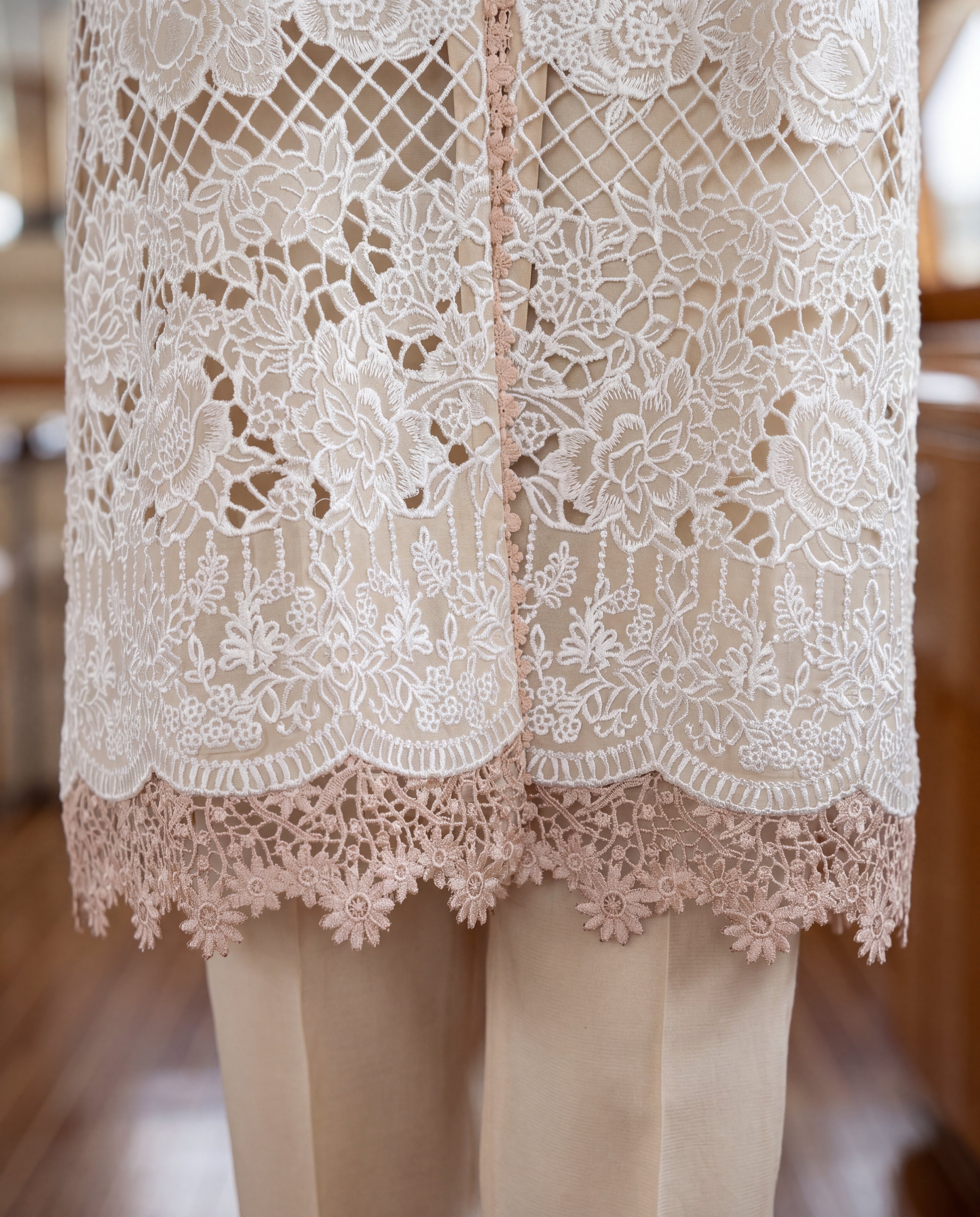 Lumière Cutwork Lawn (RTW 3PC)