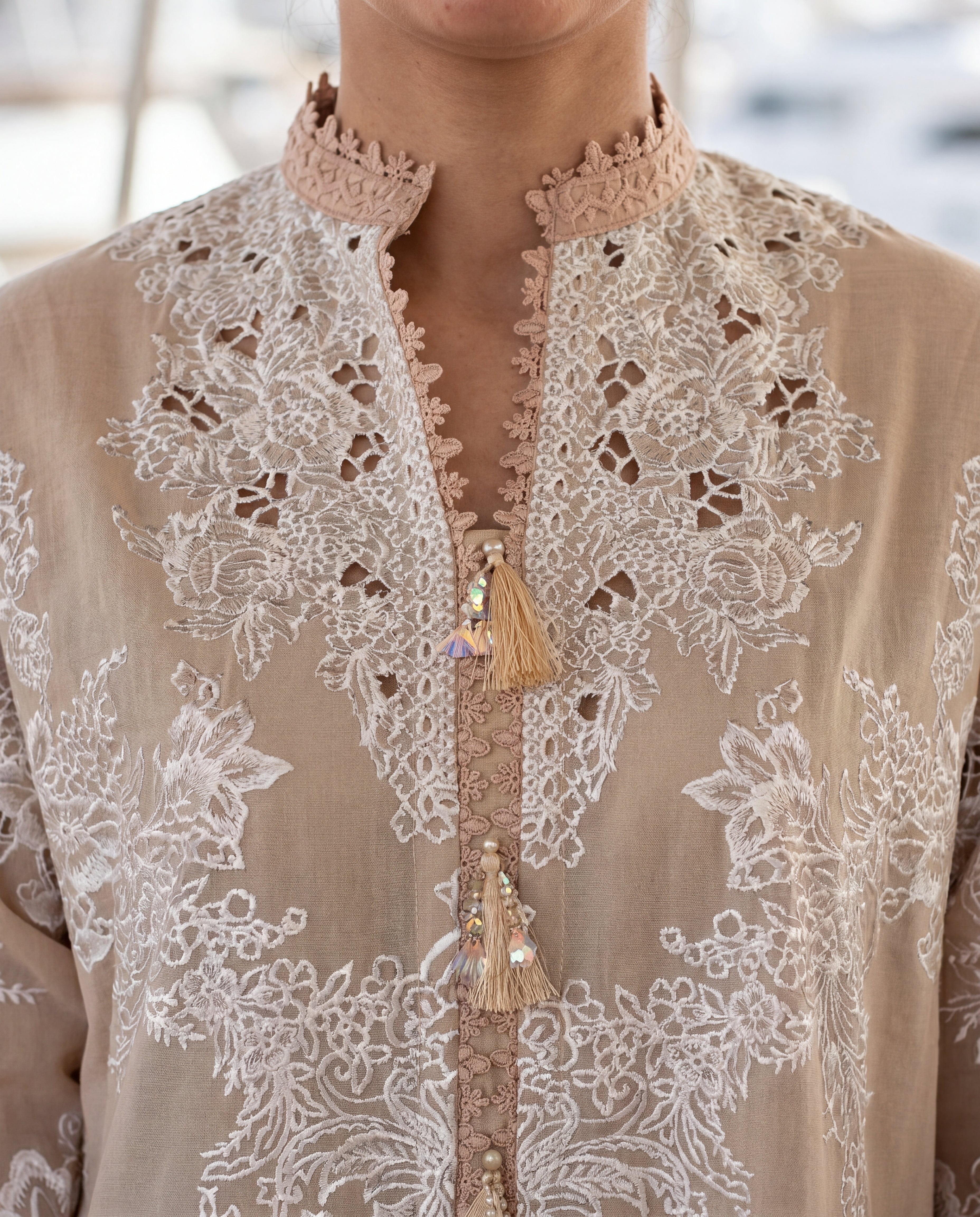 Lumière Cutwork Lawn (RTW 3PC)