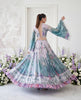 The Azure Orchid Corseted Lehenga Set