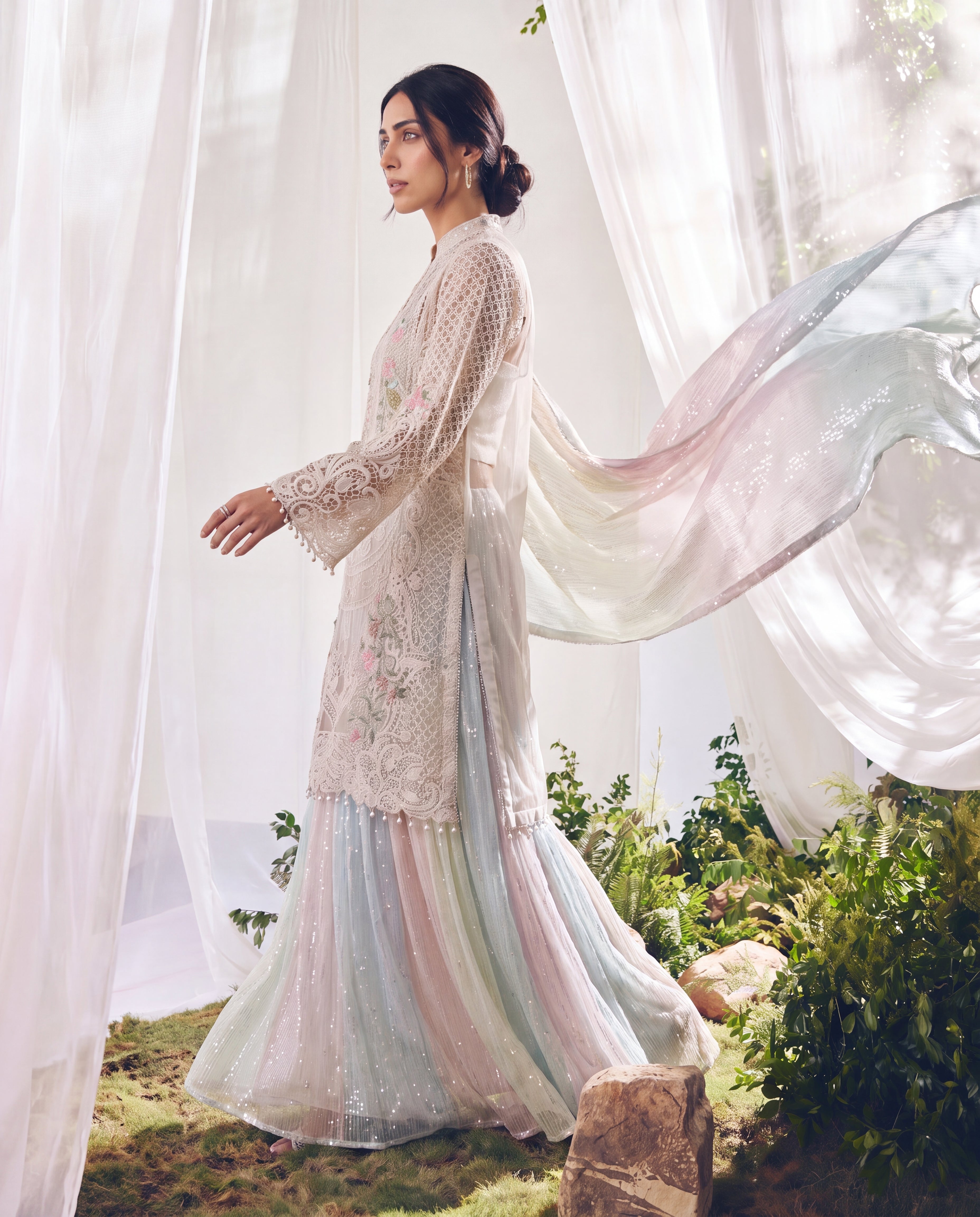 Seraphina Pastel Embroidered Set