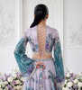 The Azure Orchid Corseted Lehenga Set