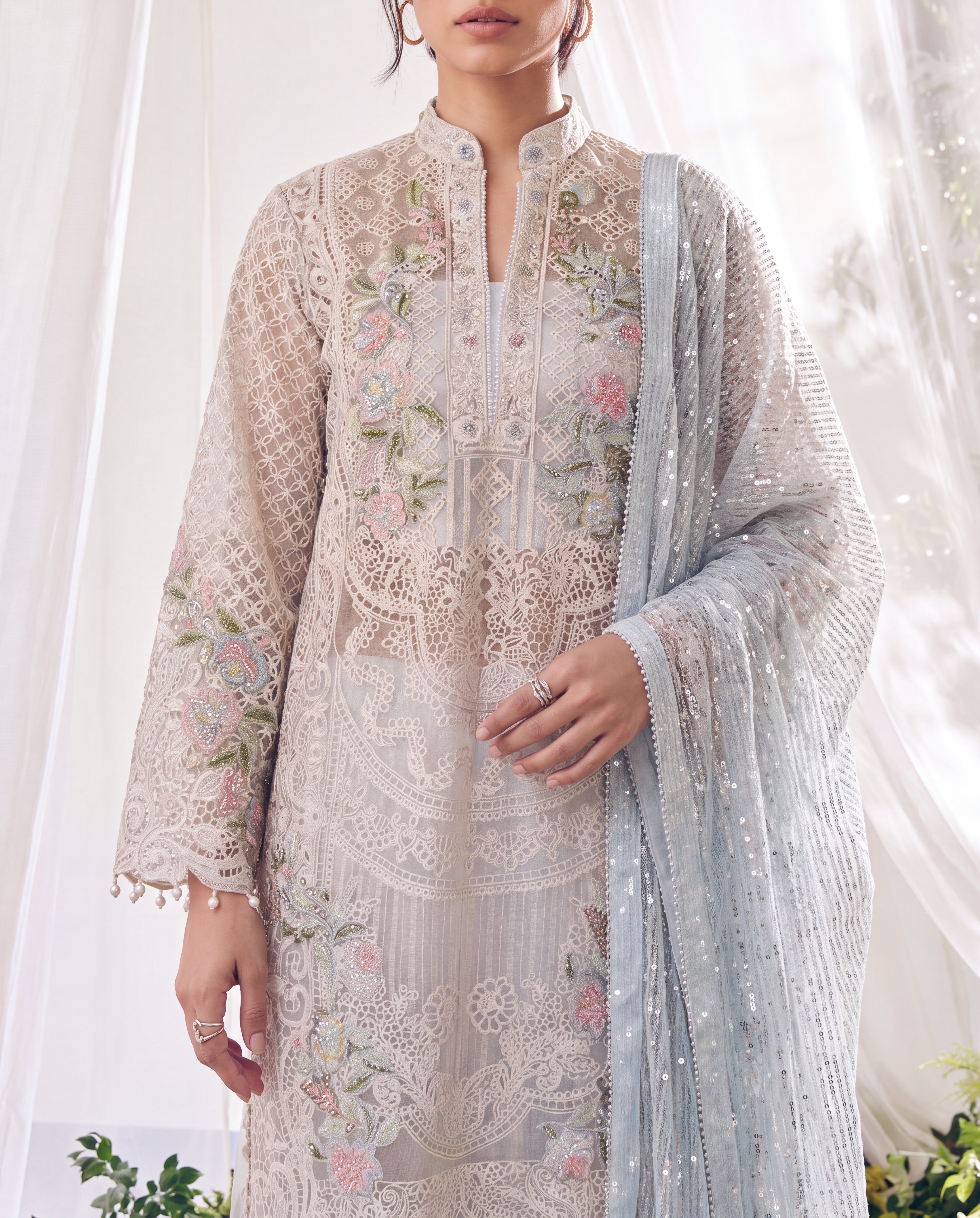Seraphina Pastel Embroidered Set
