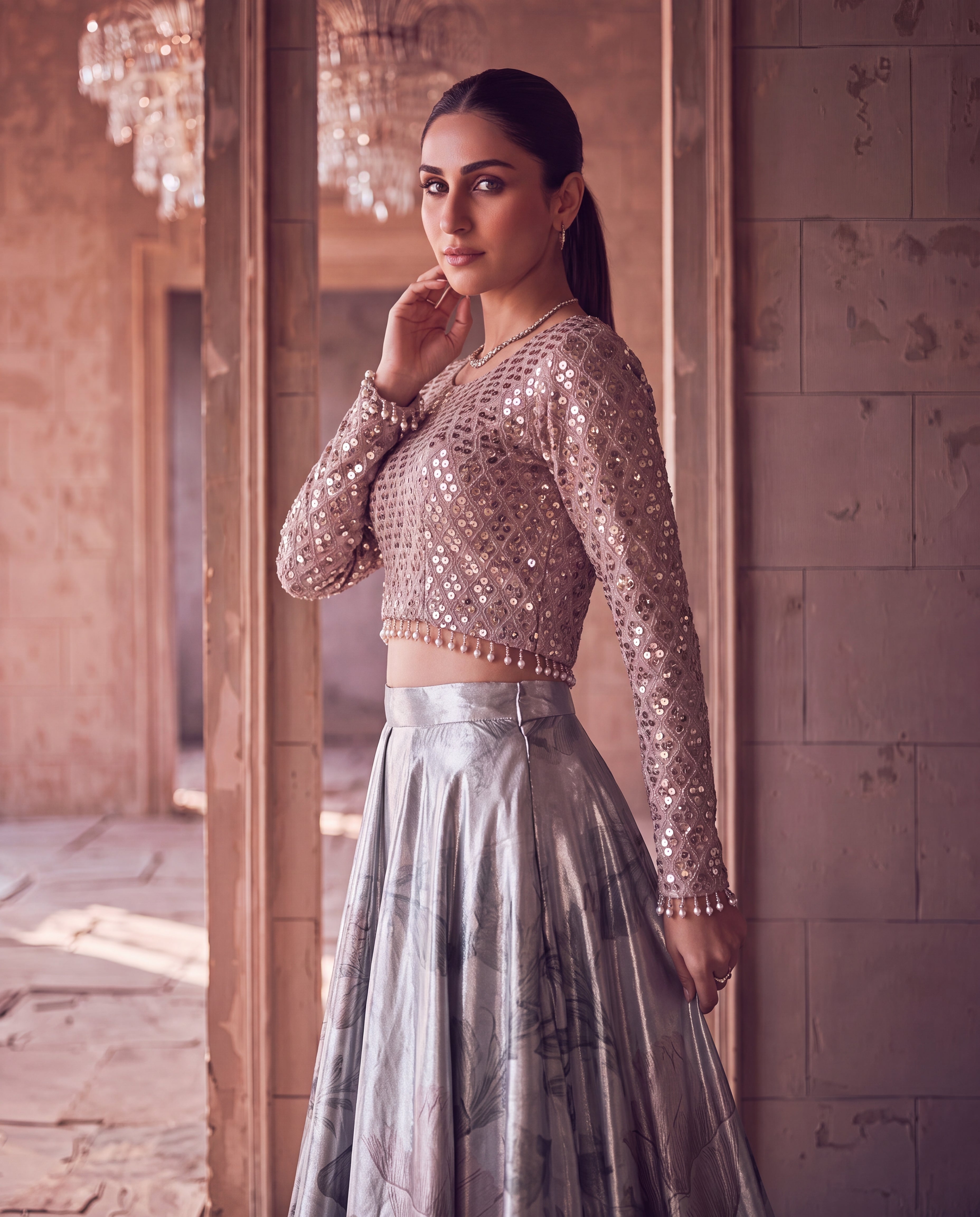 The Aria Floral Lehenga Set