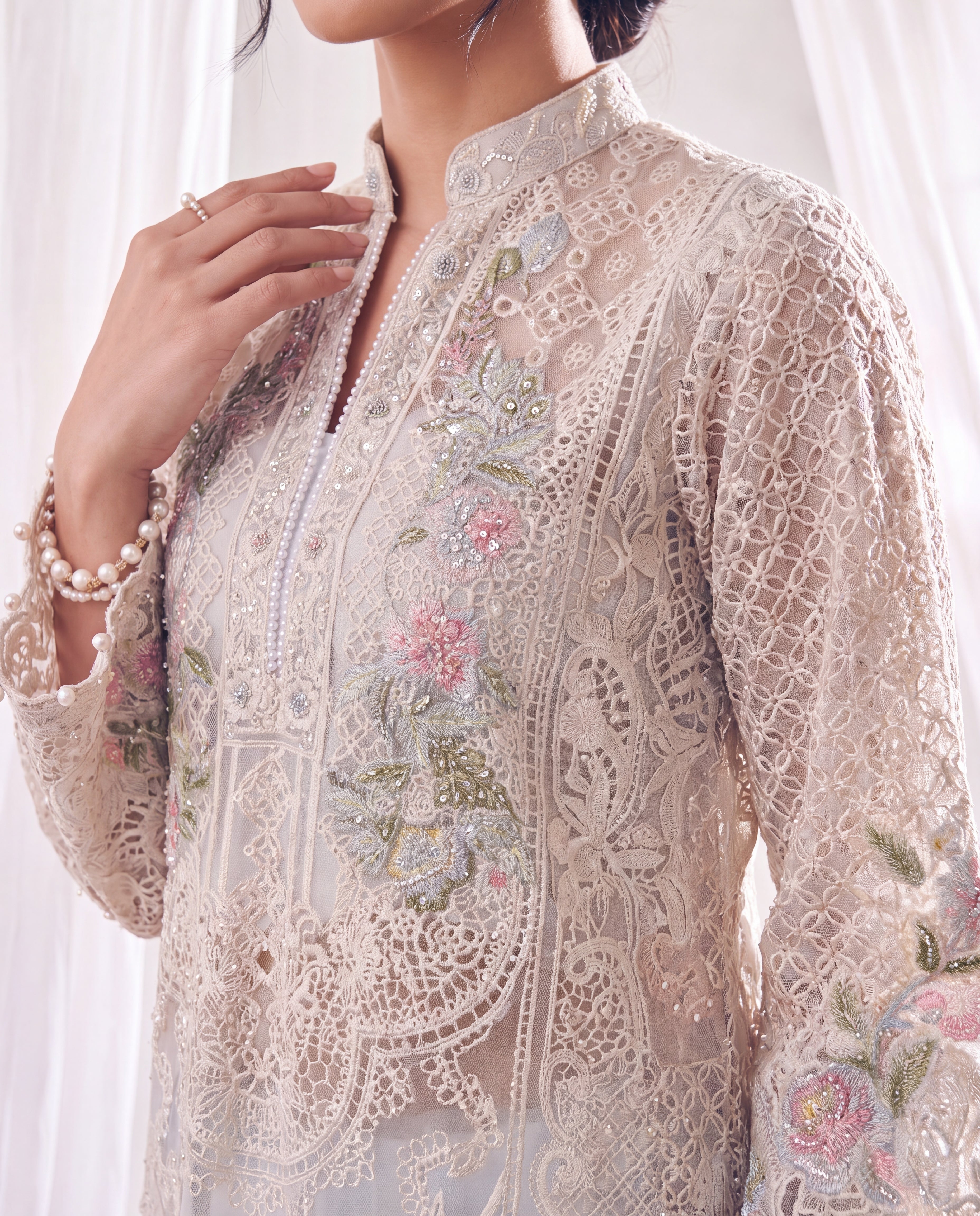 Seraphina Pastel Embroidered Set