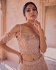Ivory Rosette Lehenga Set
