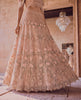 Ivory Rosette Lehenga Set