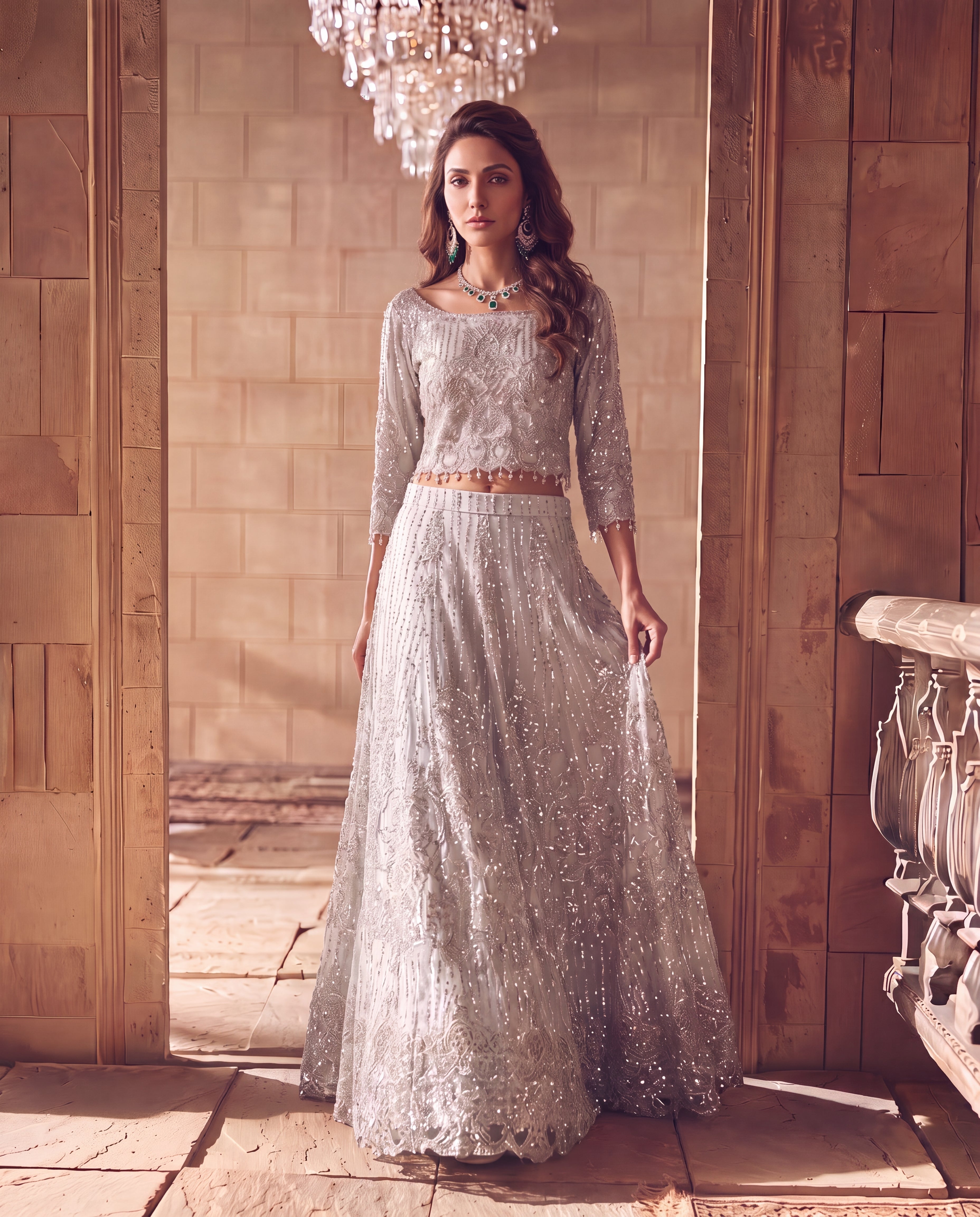 Unstitched The Seraphina Lehenga Set