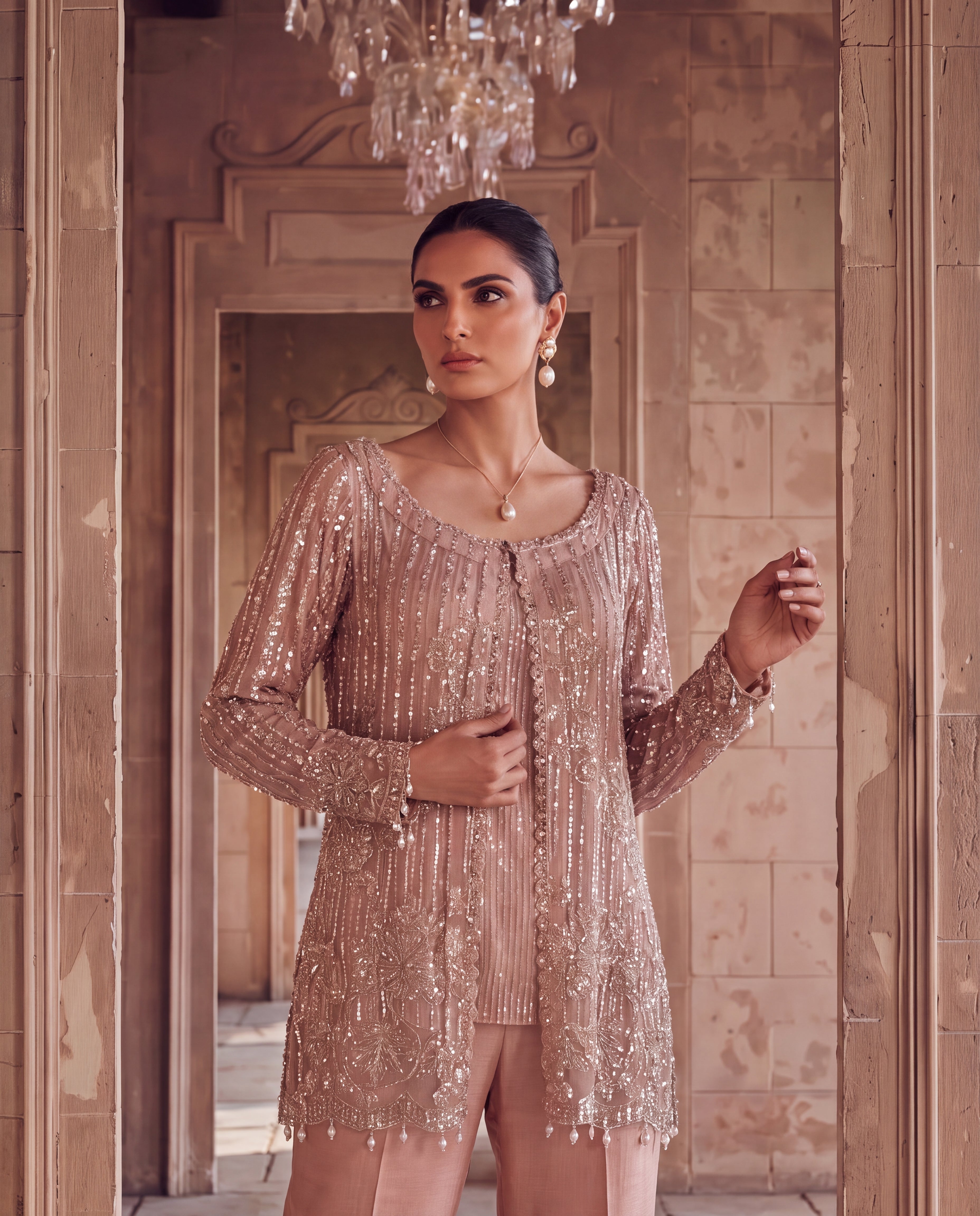 Unstitched Dusty Rose Minimalist