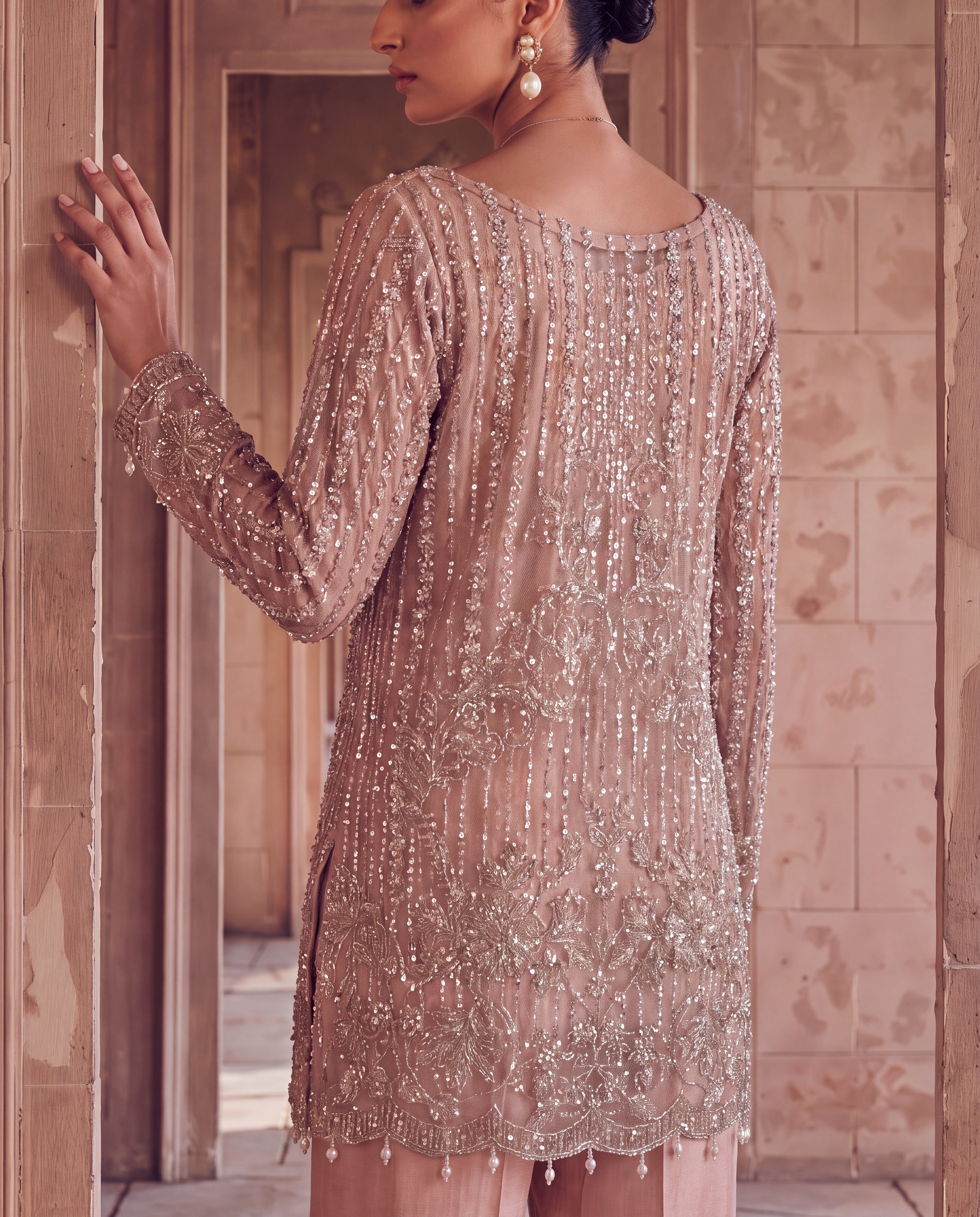 Unstitched Dusty Rose Minimalist