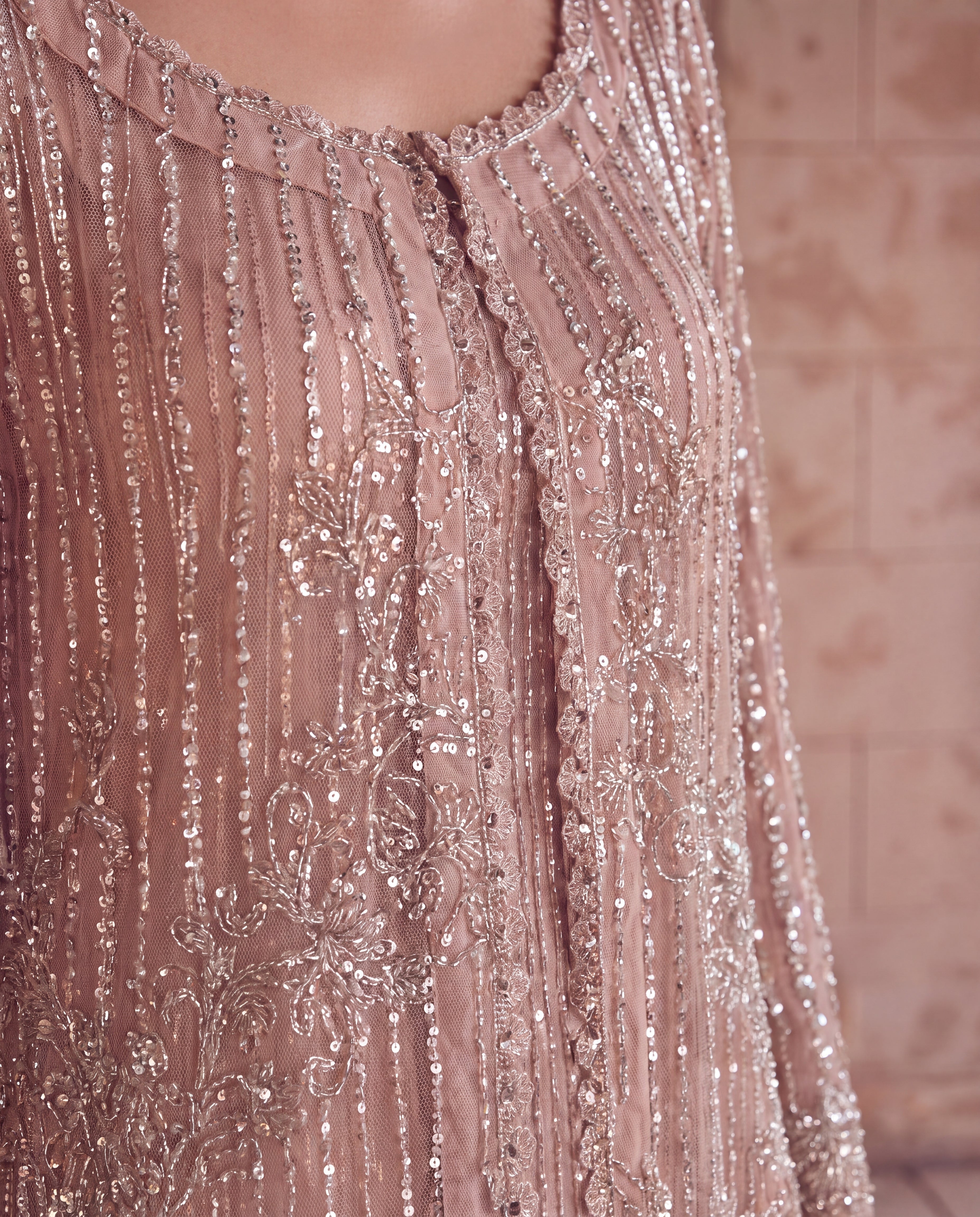 Unstitched Dusty Rose Minimalist