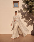 The Champagne Shimmer Sequin Saree