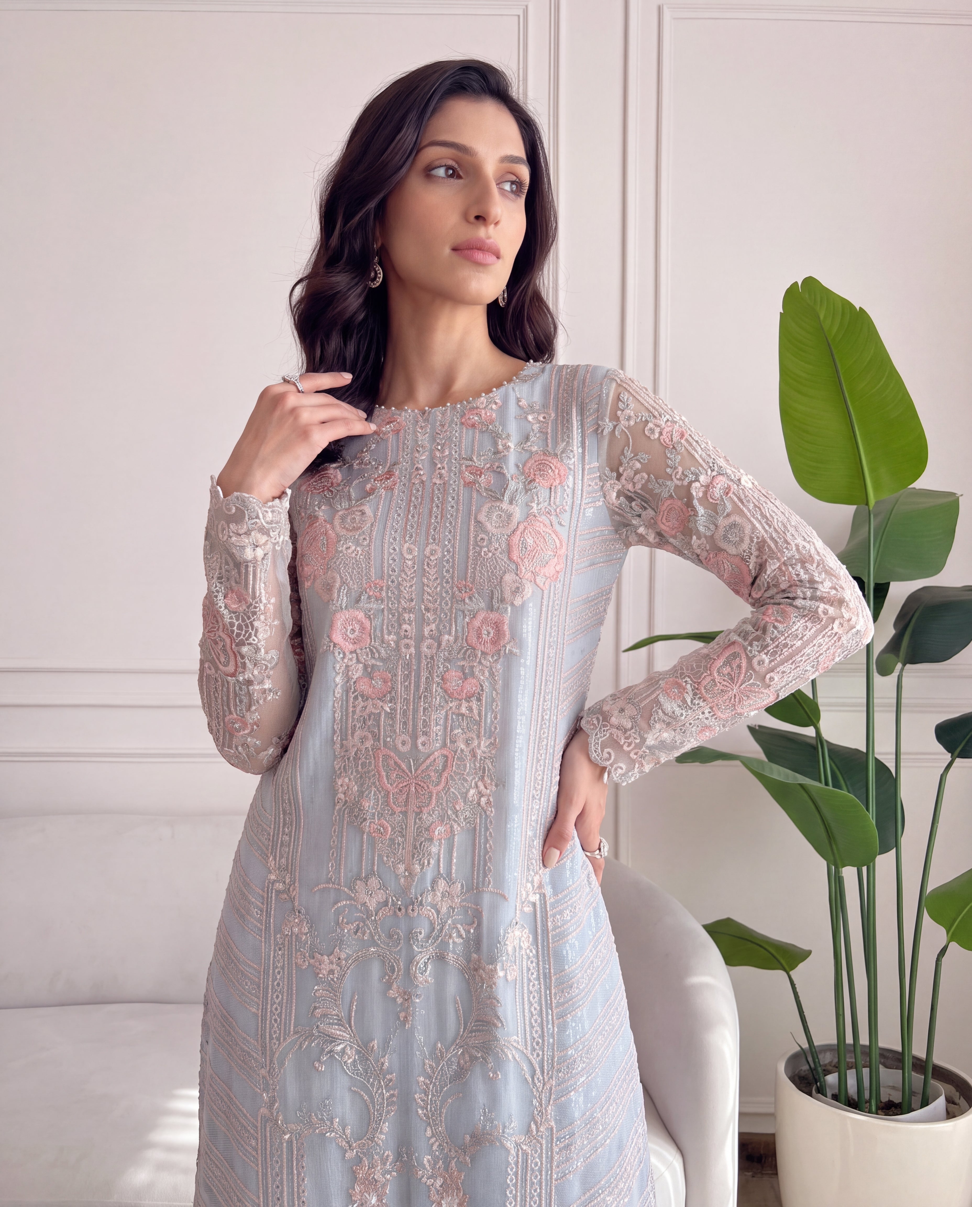 Unstitched Frosted Flora