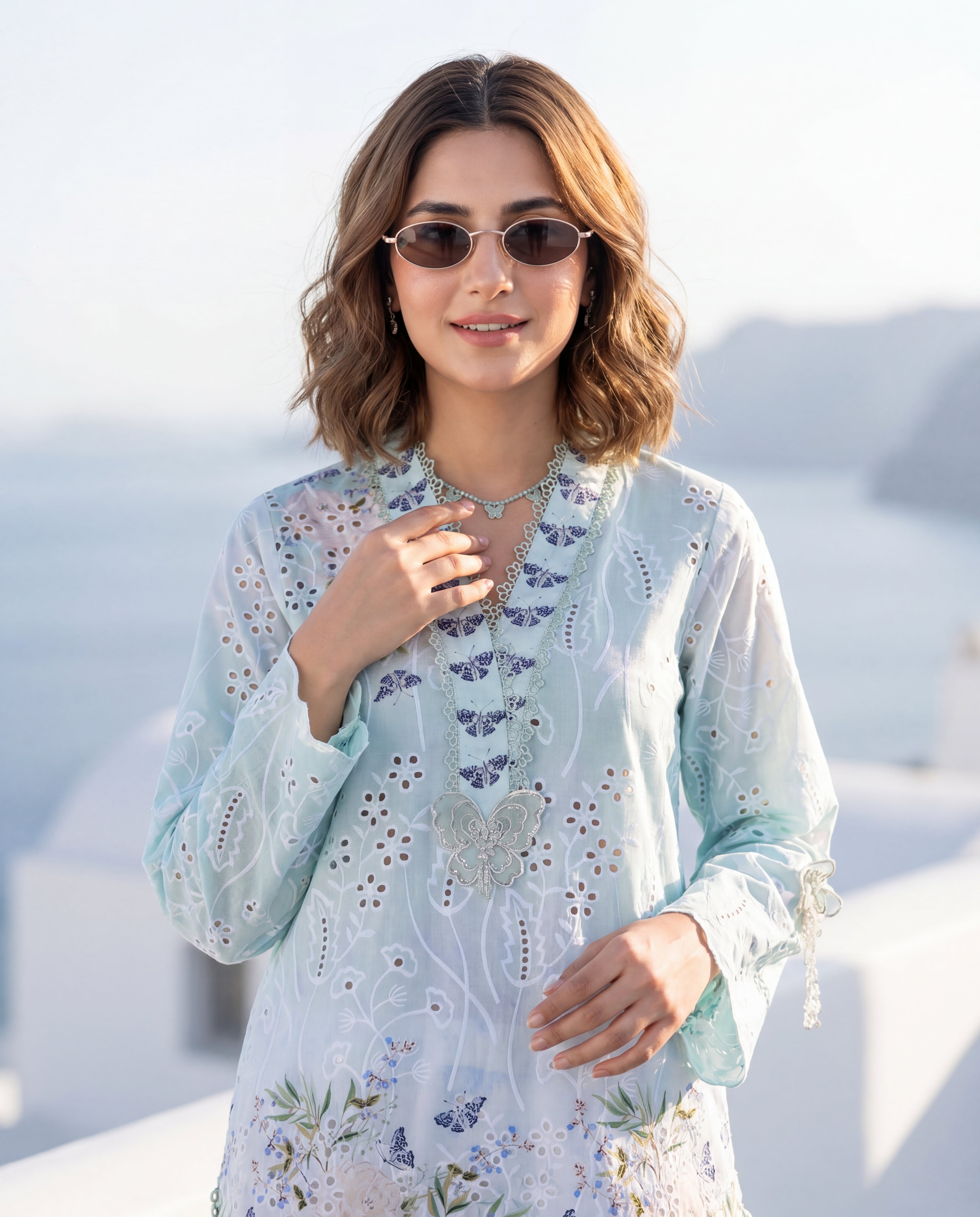 Serene Flora Eyelet Ensemble