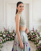 Unstitched The Mint Blossom Lehenga Set