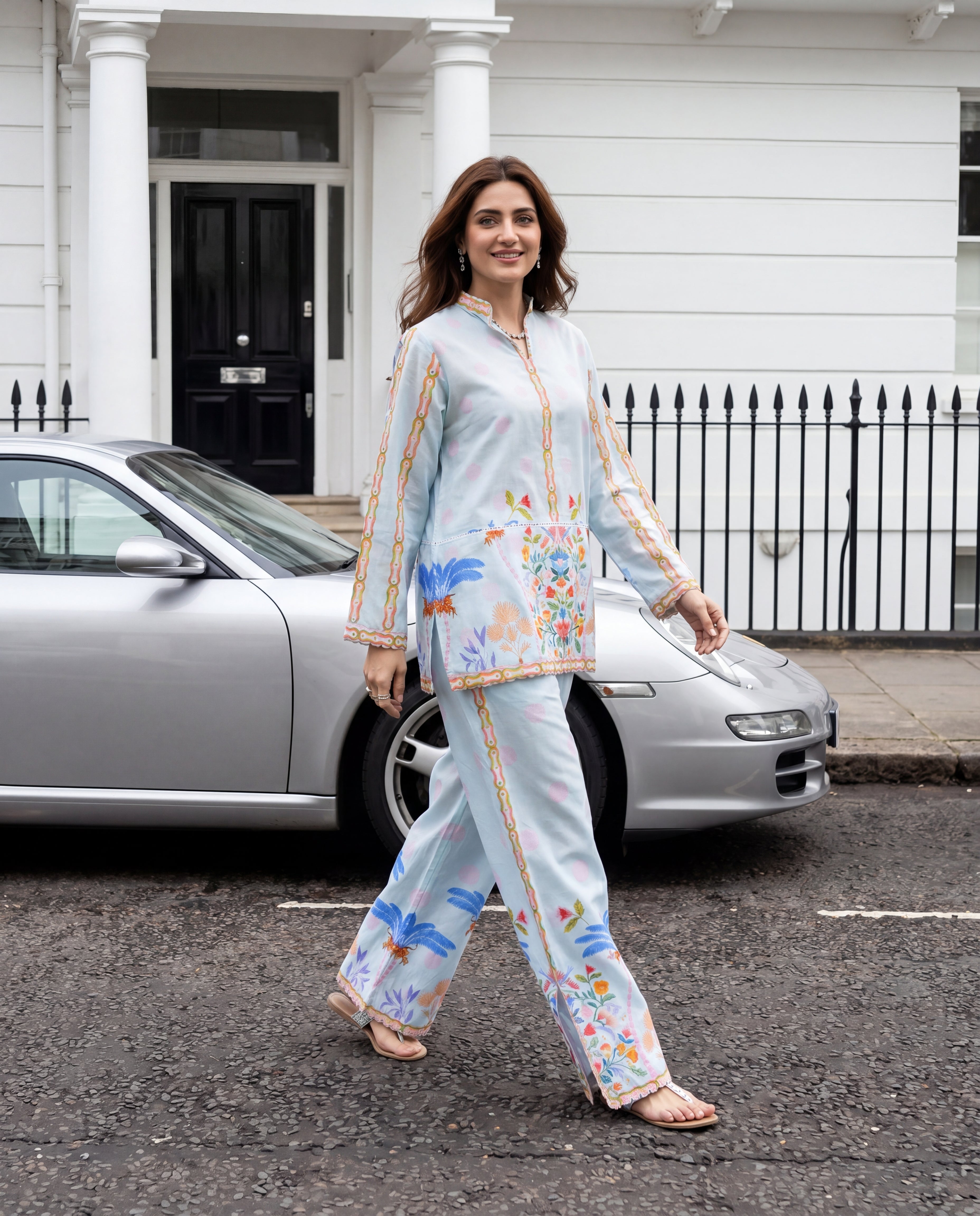 POWDER BLUE PARADISE (RTW 2PC)