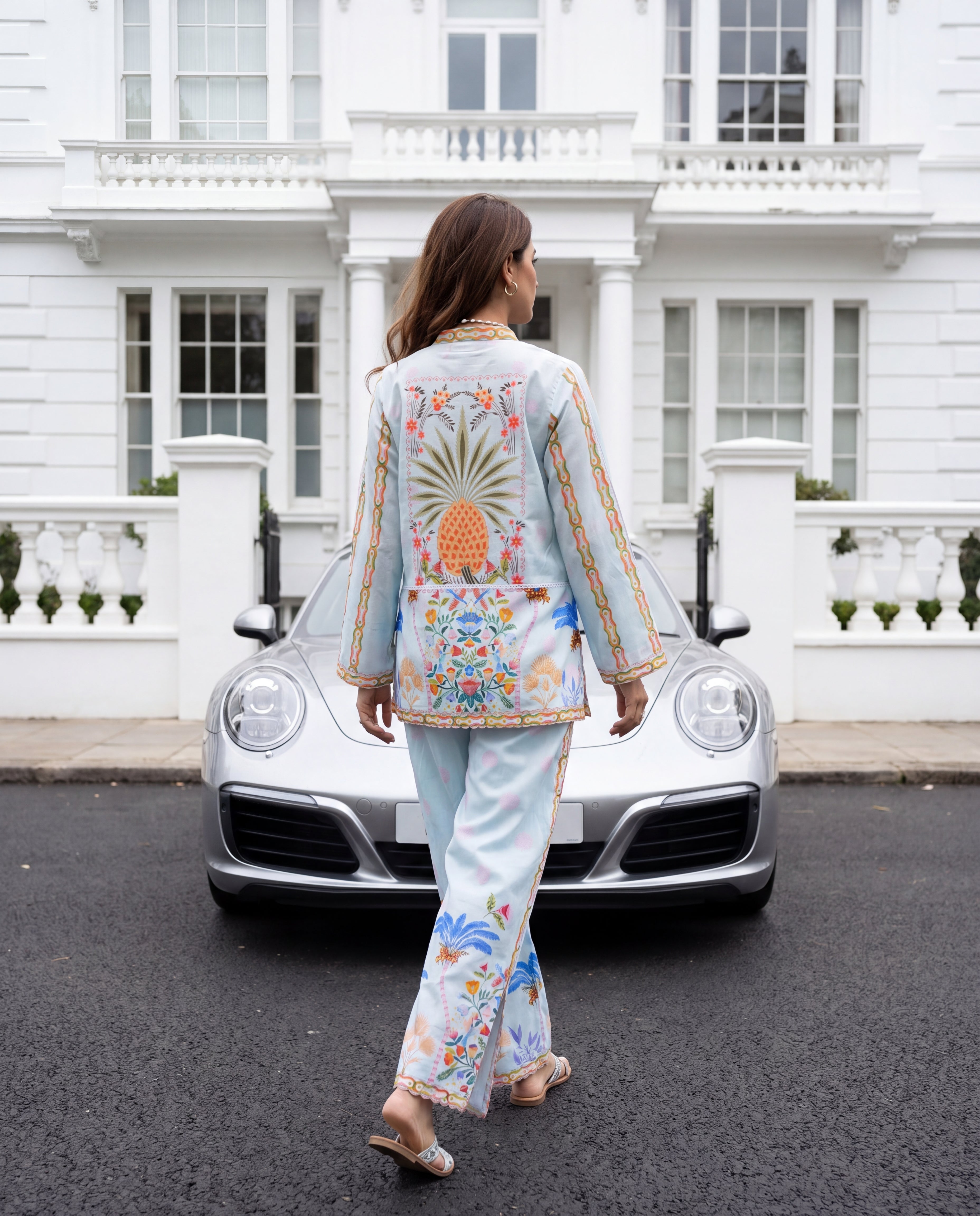 POWDER BLUE PARADISE (RTW 2PC)
