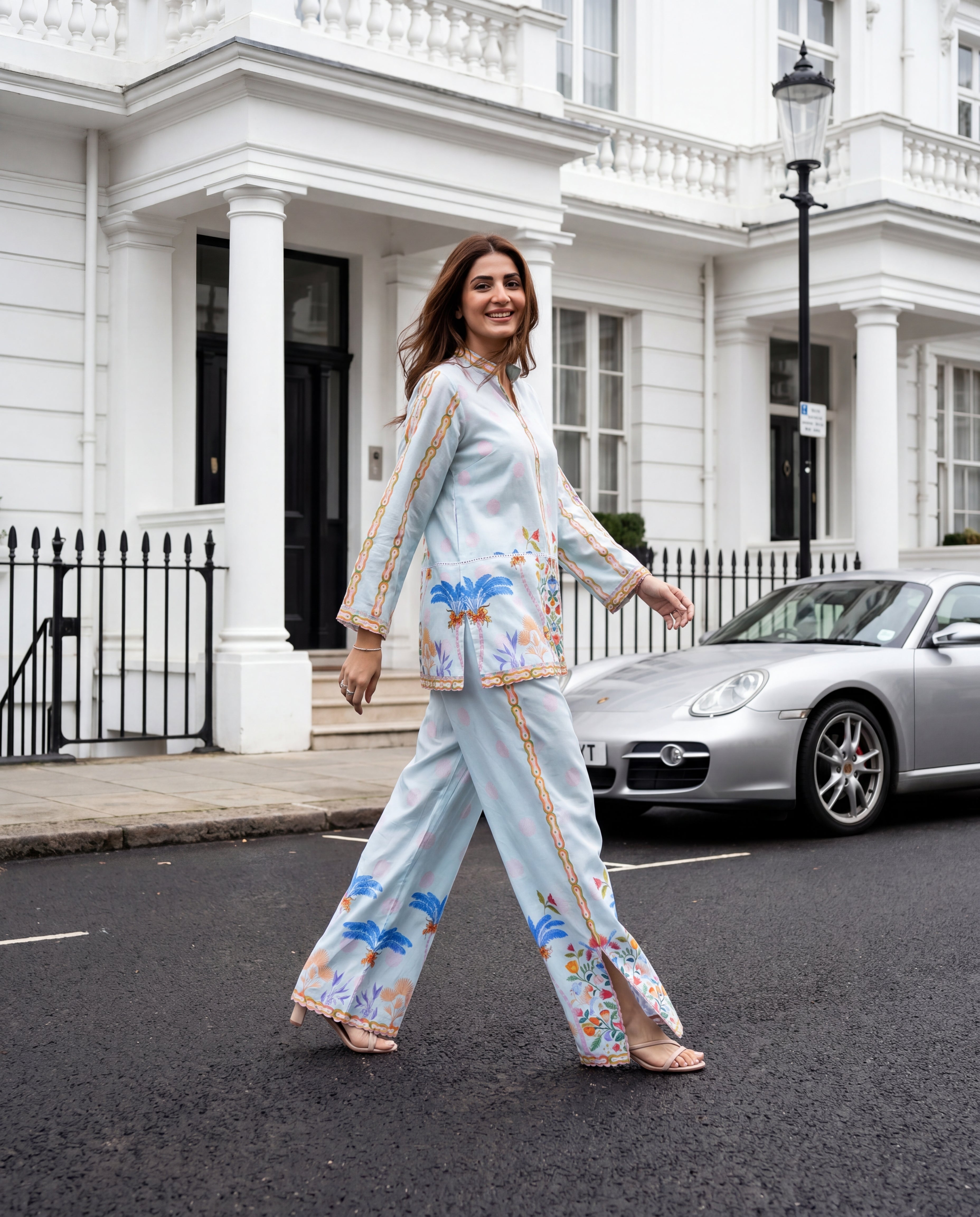 POWDER BLUE PARADISE (RTW 2PC)